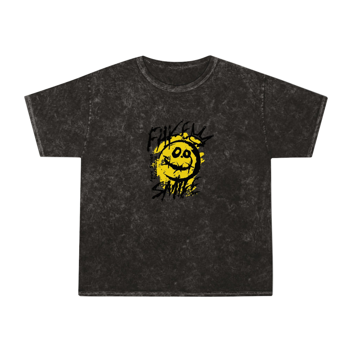 Fake smile unisex wash tee Funky African