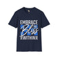 Embrace the bliss within unisex tee