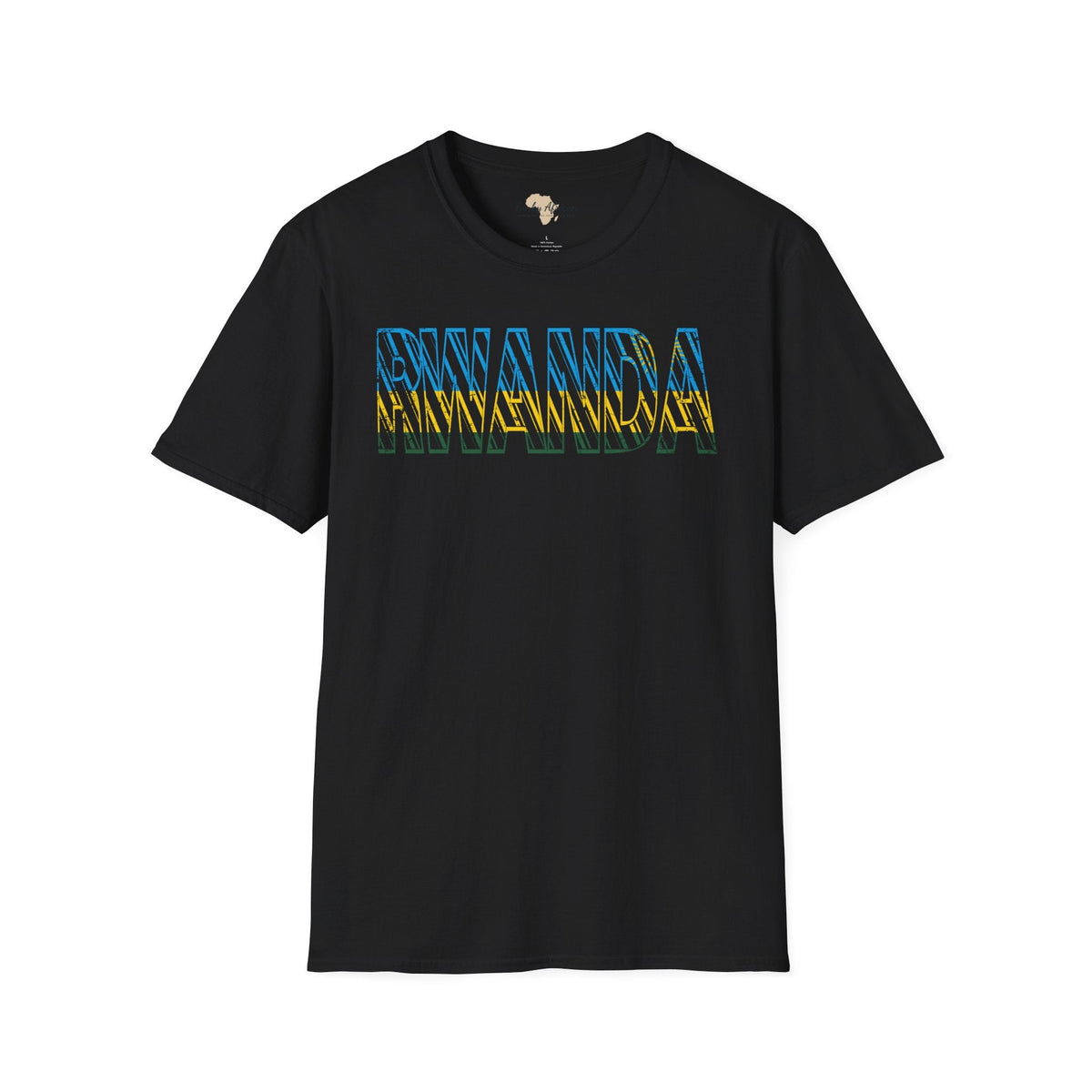 Rwanda text unisex softstyle tee Funky African