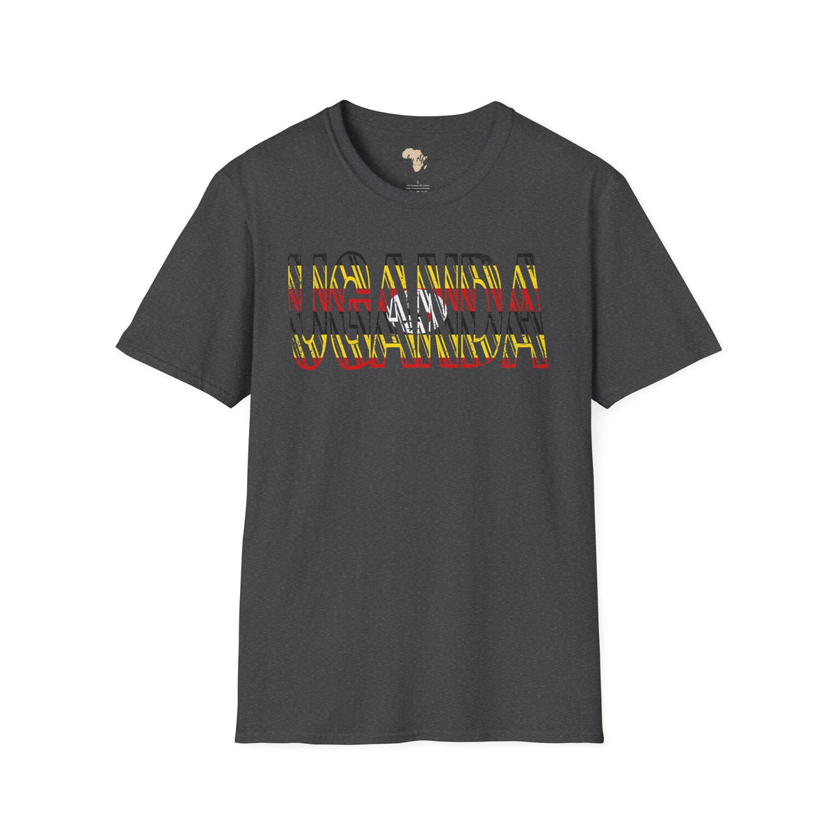 Uganda text unisex softstyle tee Funky African