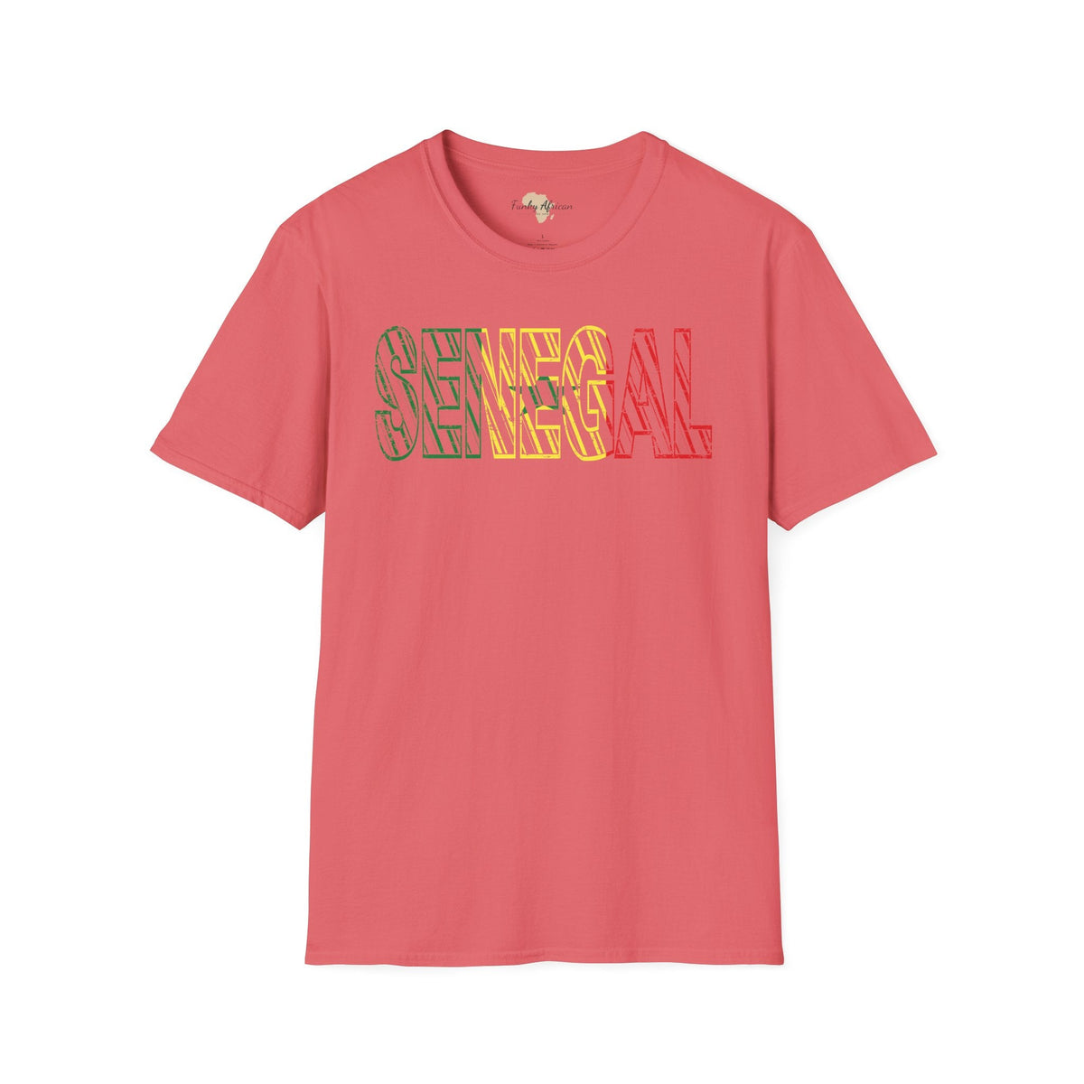 Senegal text unisex softstyle tee Funky African
