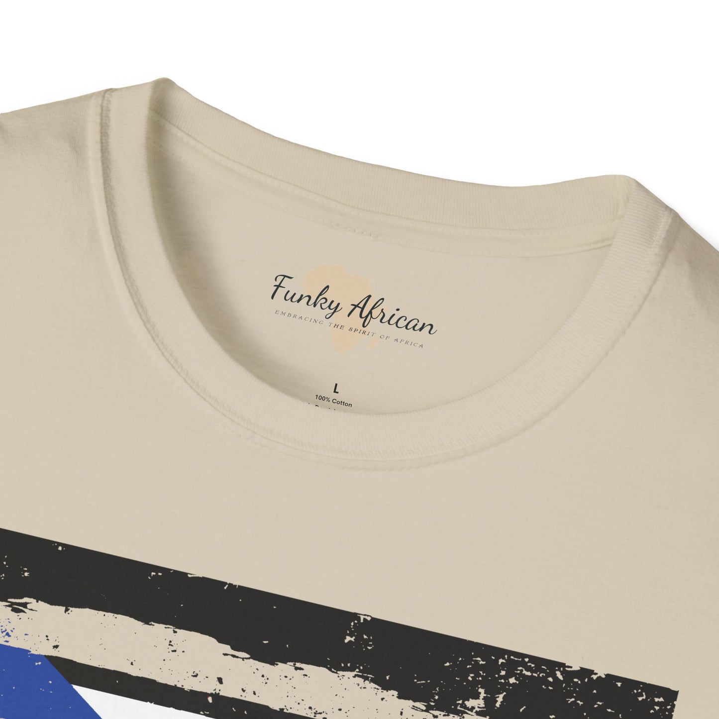 South Sudan strip unisex softstyle tee