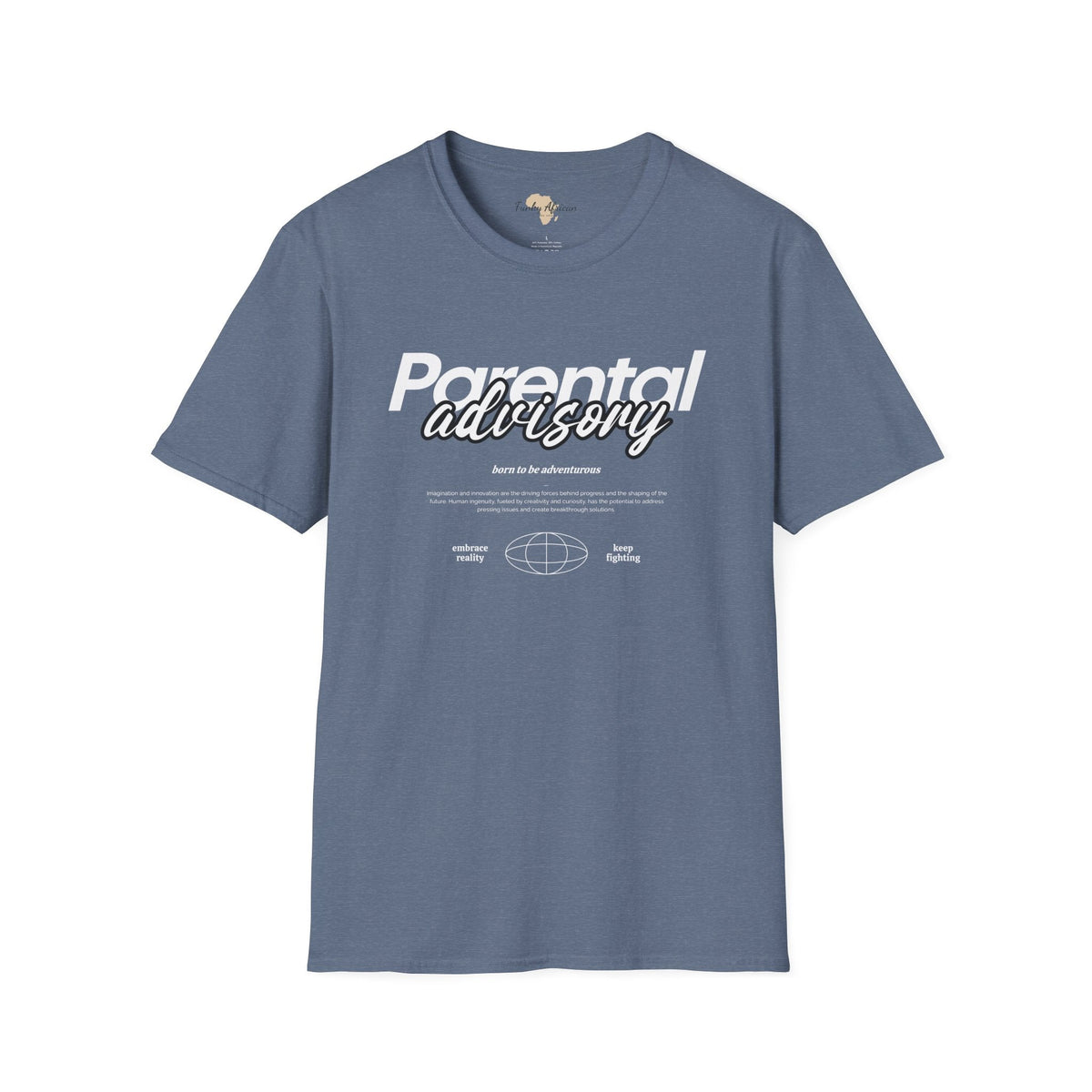 Parental Advisory unisex tee Funky African
