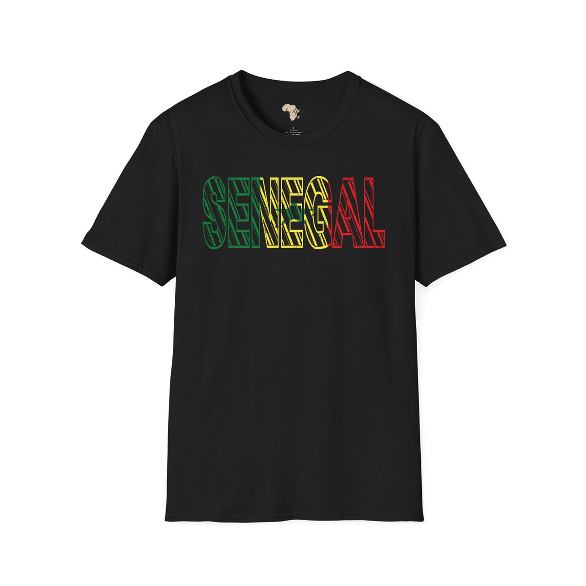 Senegal text unisex softstyle tee Funky African