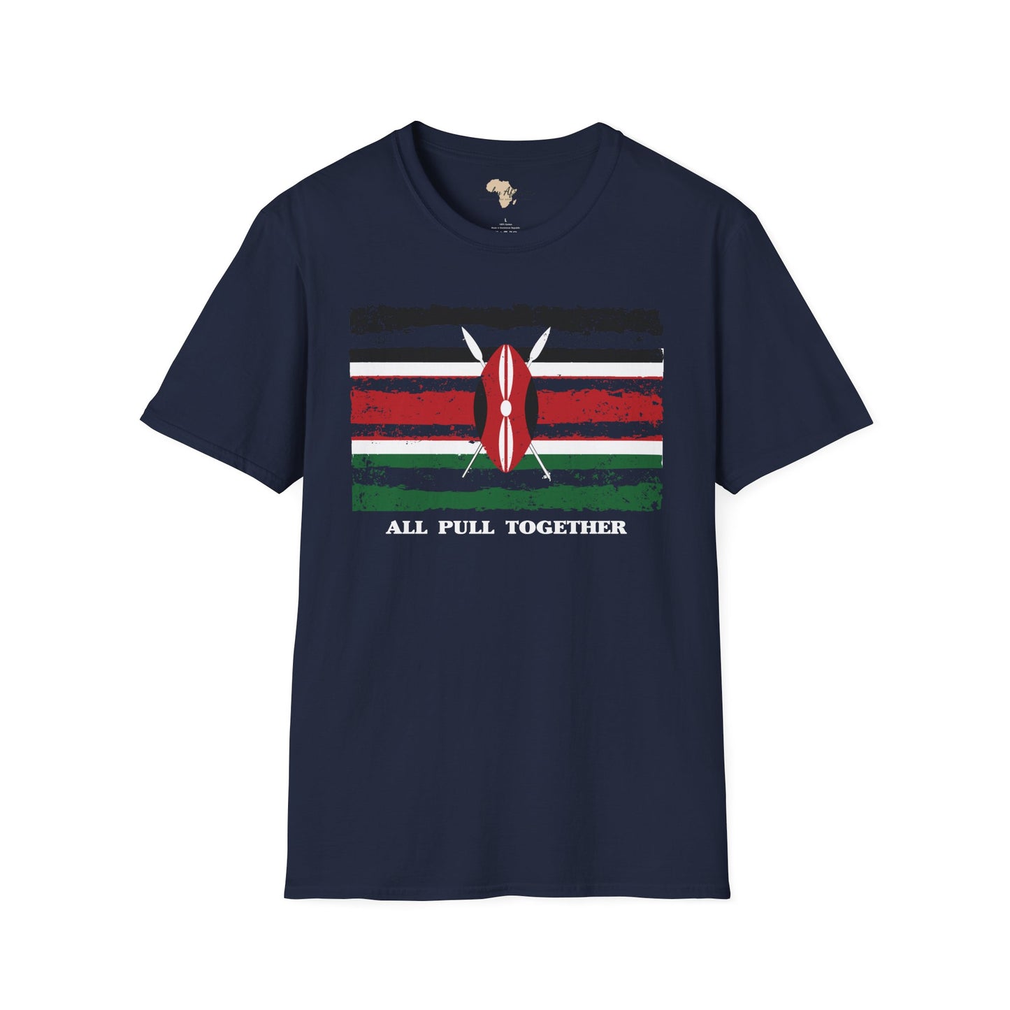 Kenya strip unisex softstyle tee