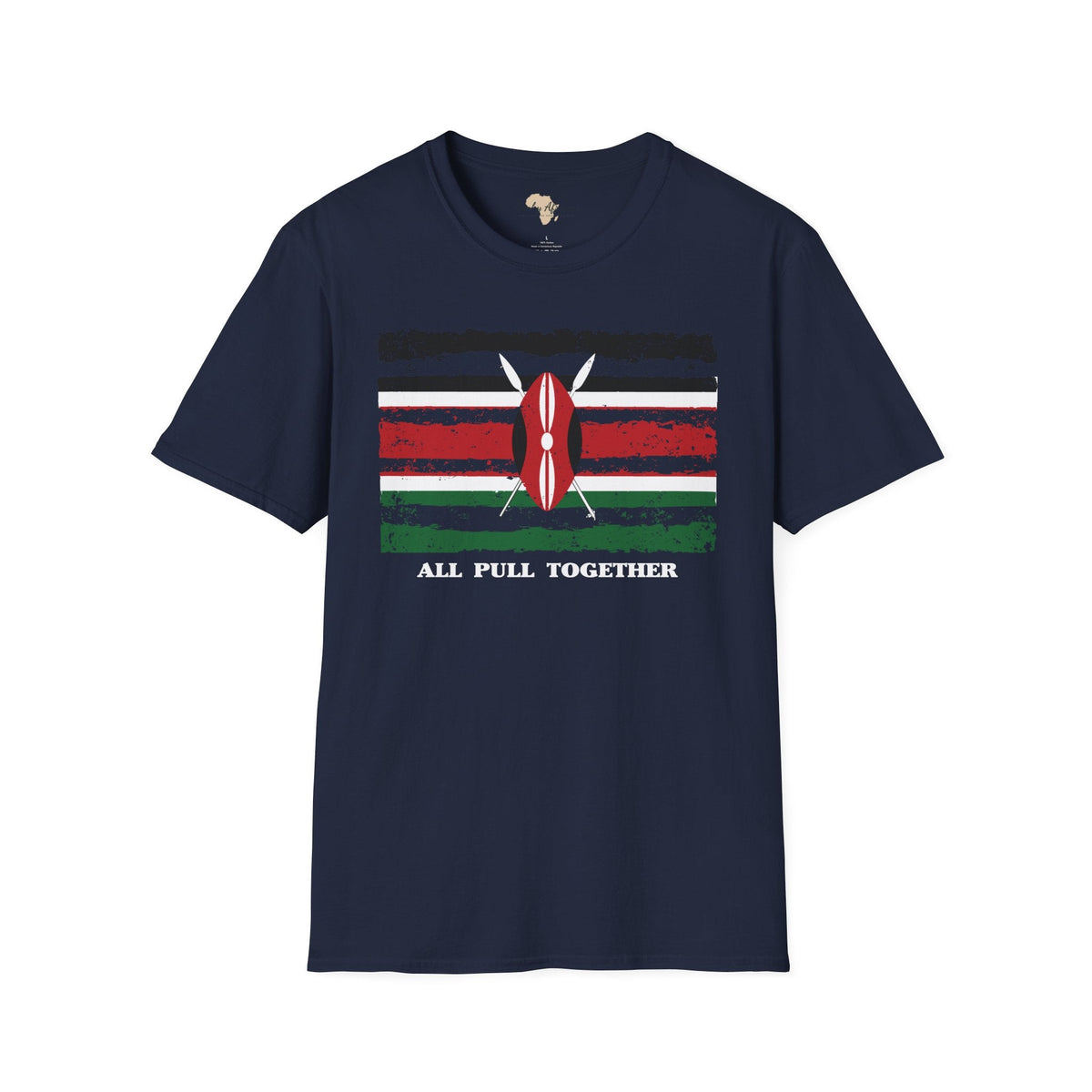 Kenya strip unisex softstyle tee Funky African
