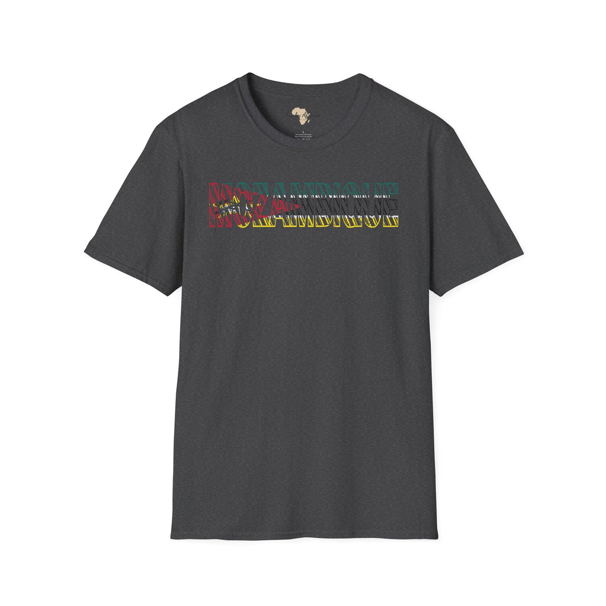Mozambique text unisex softstyle tee Funky African
