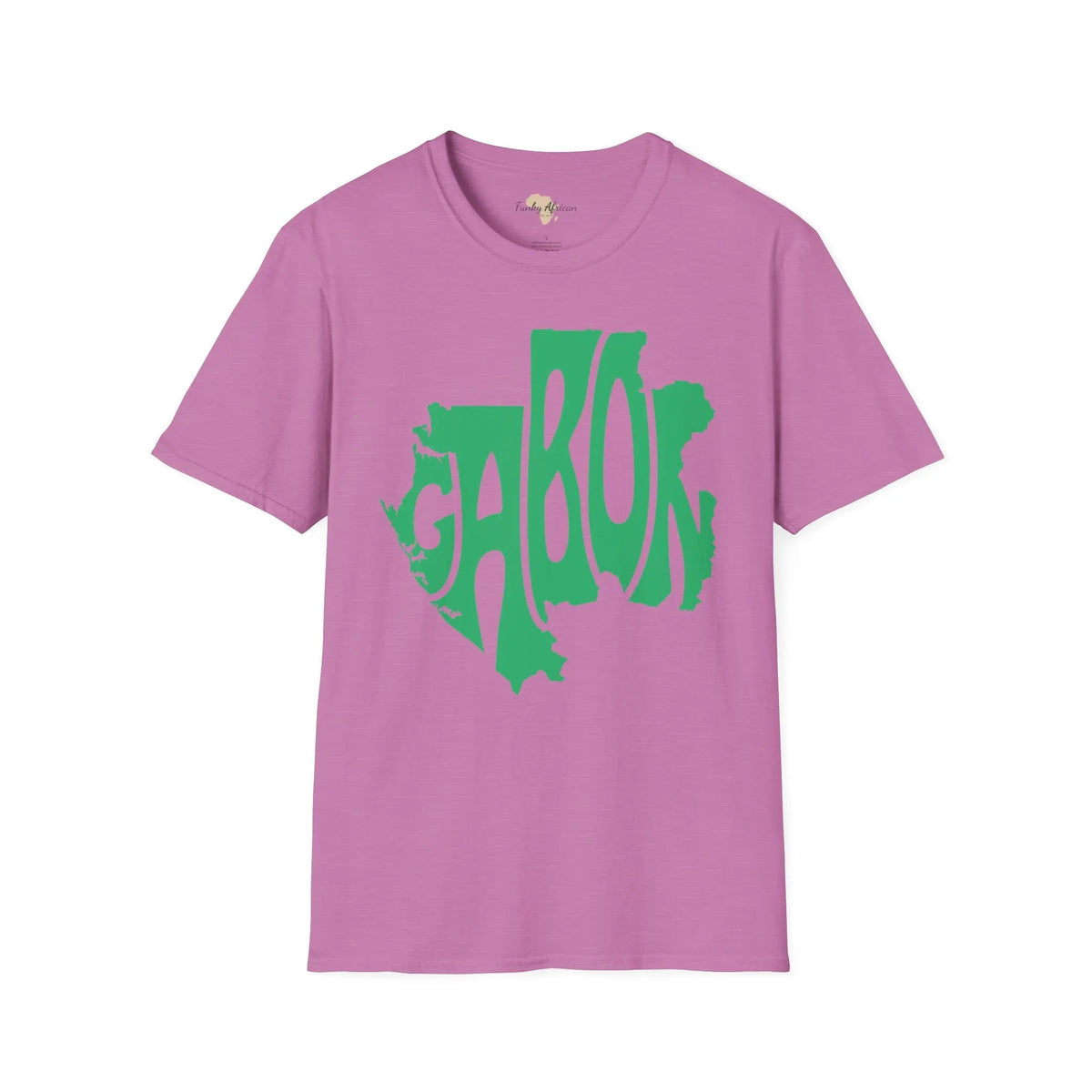 Gabon cut unisex softstyle tee Funky African