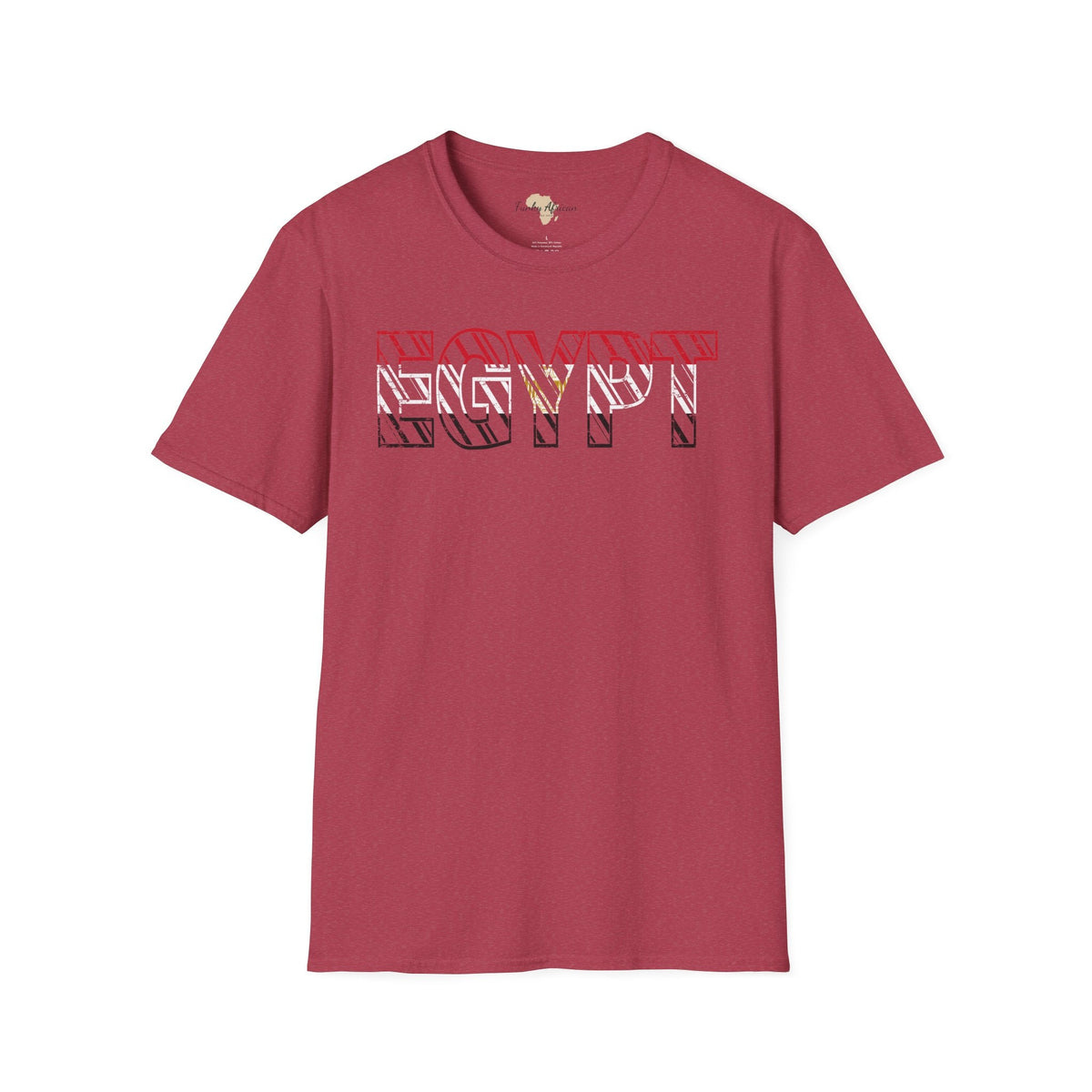 Egypt text unisex softstyle tee Funky African