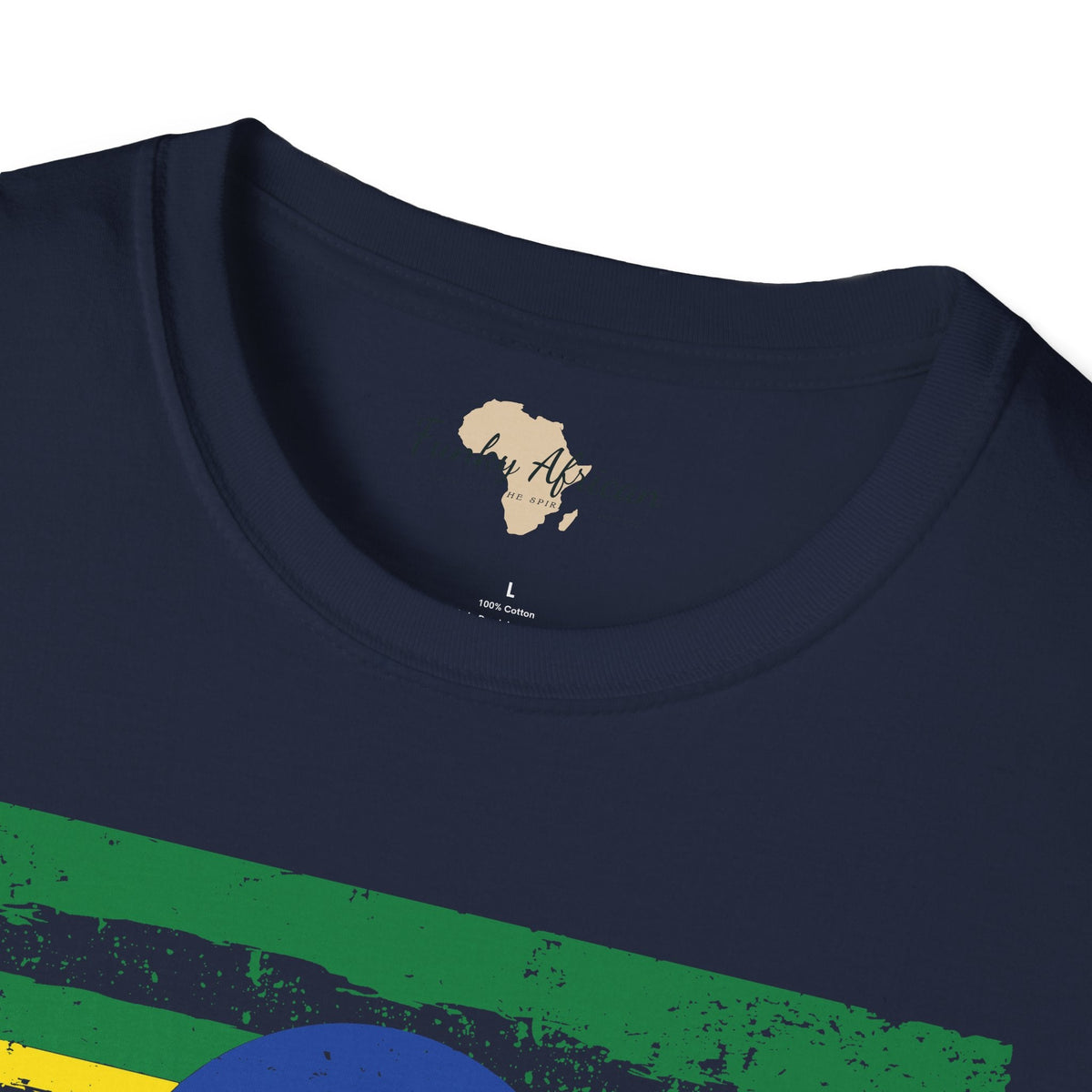 Ethiopia strip unisex softstyle tee Funky African