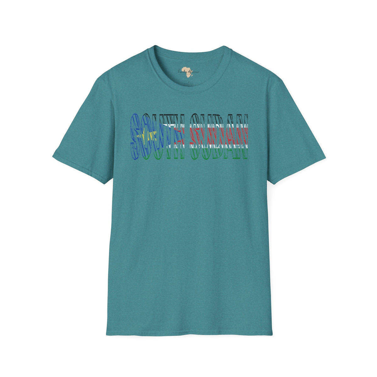 South Sudan text unisex softstyle tee Funky African