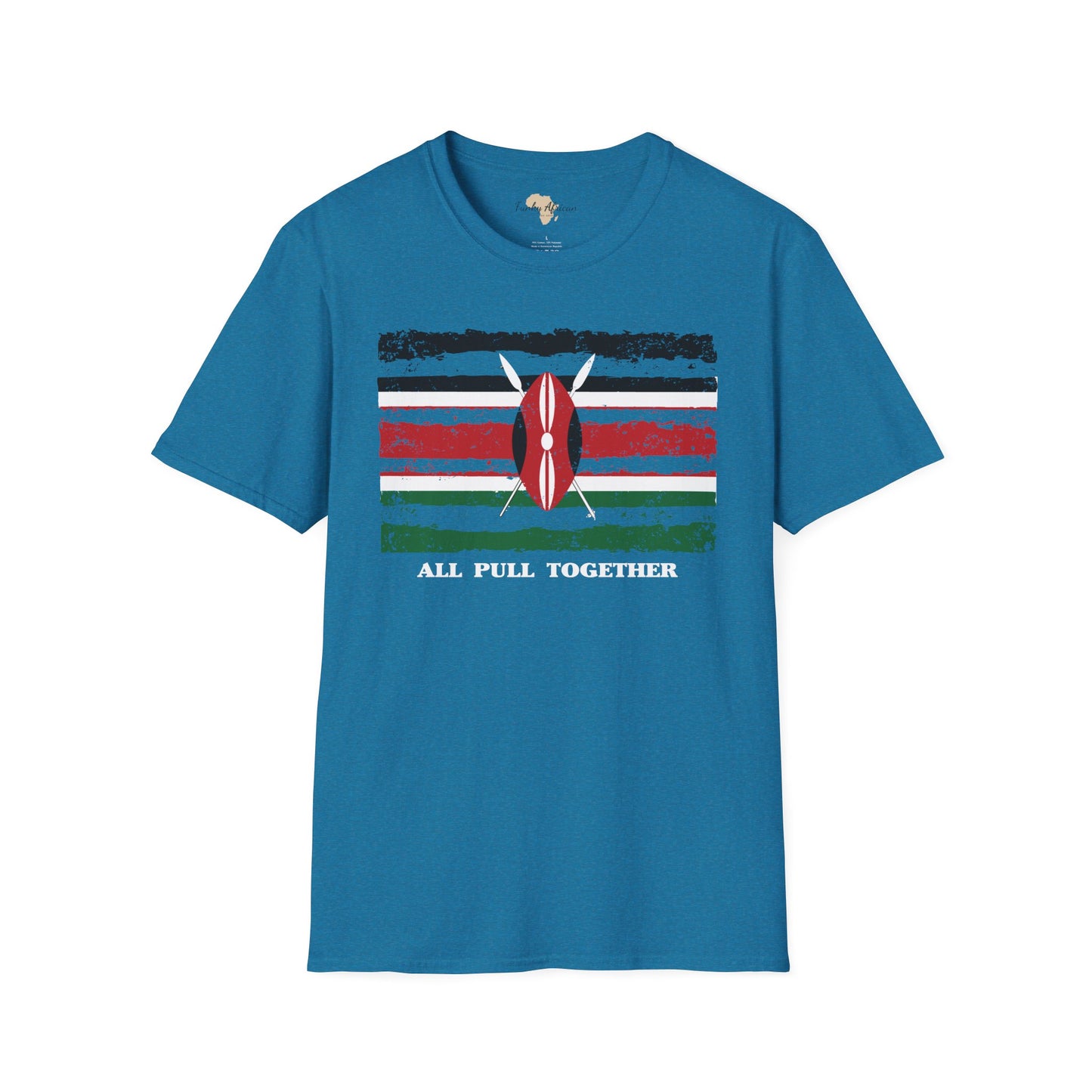 Kenya strip unisex softstyle tee