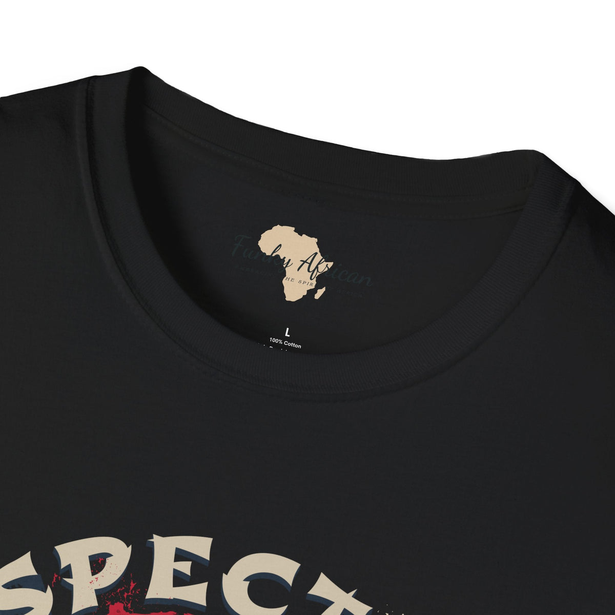 Respect all unisex softstyle tee Funky African