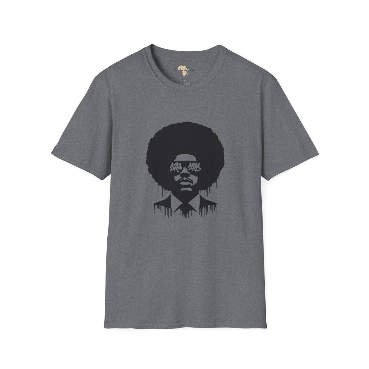 Afro graffiti unisex softstyle tee Funky African