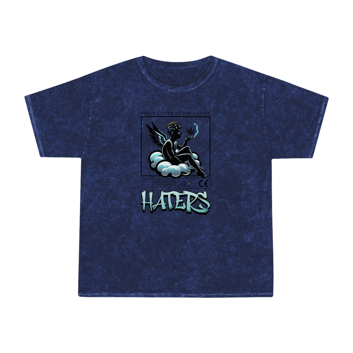 Haters unisex wash tee Funky African