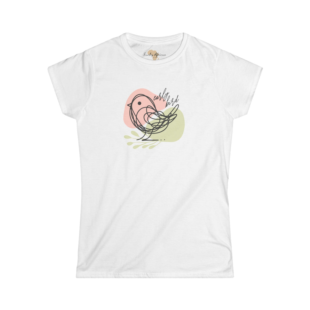 Early bird Women's Softstyle Tee Funky African