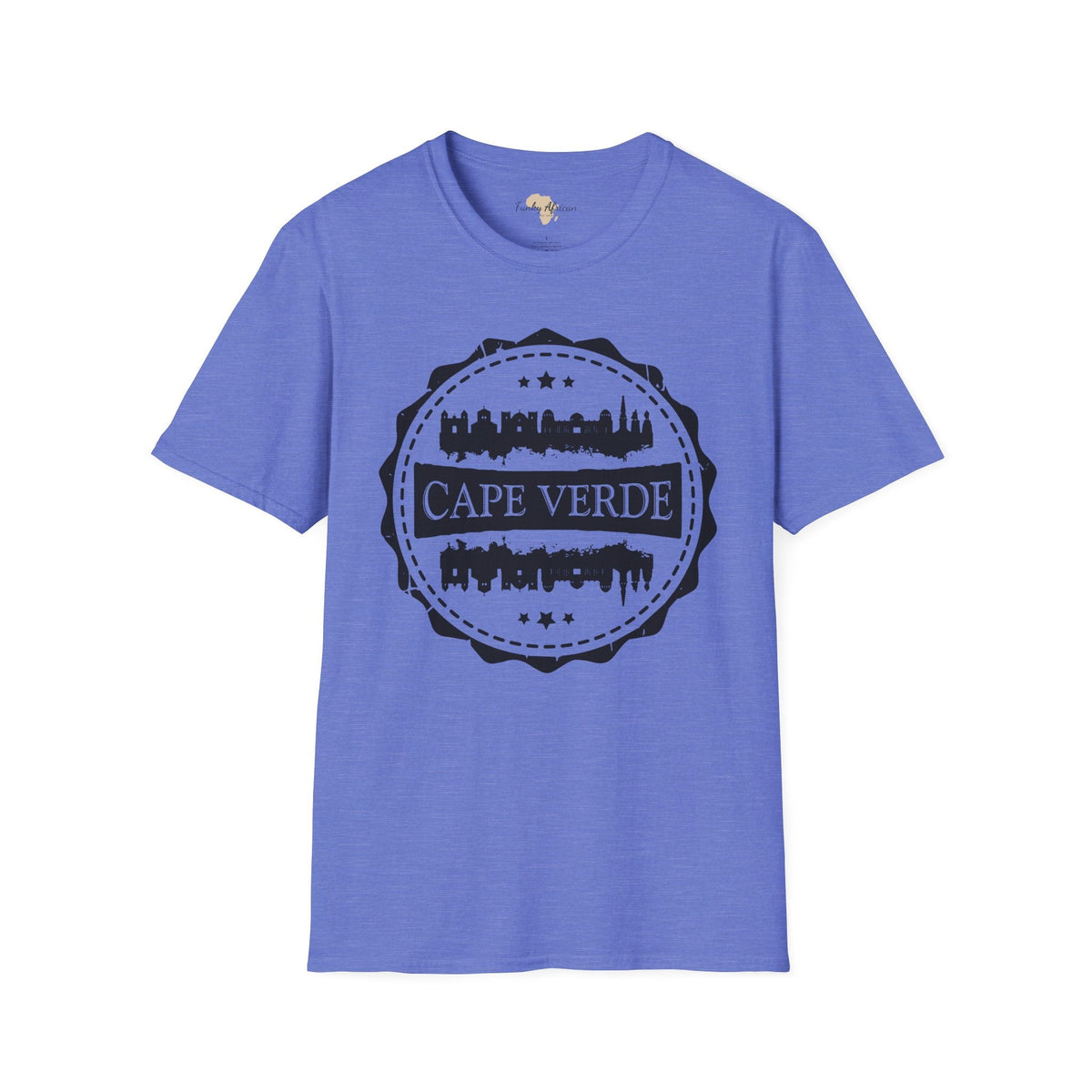 Cabo Verde Stamp unisex tee Funky African