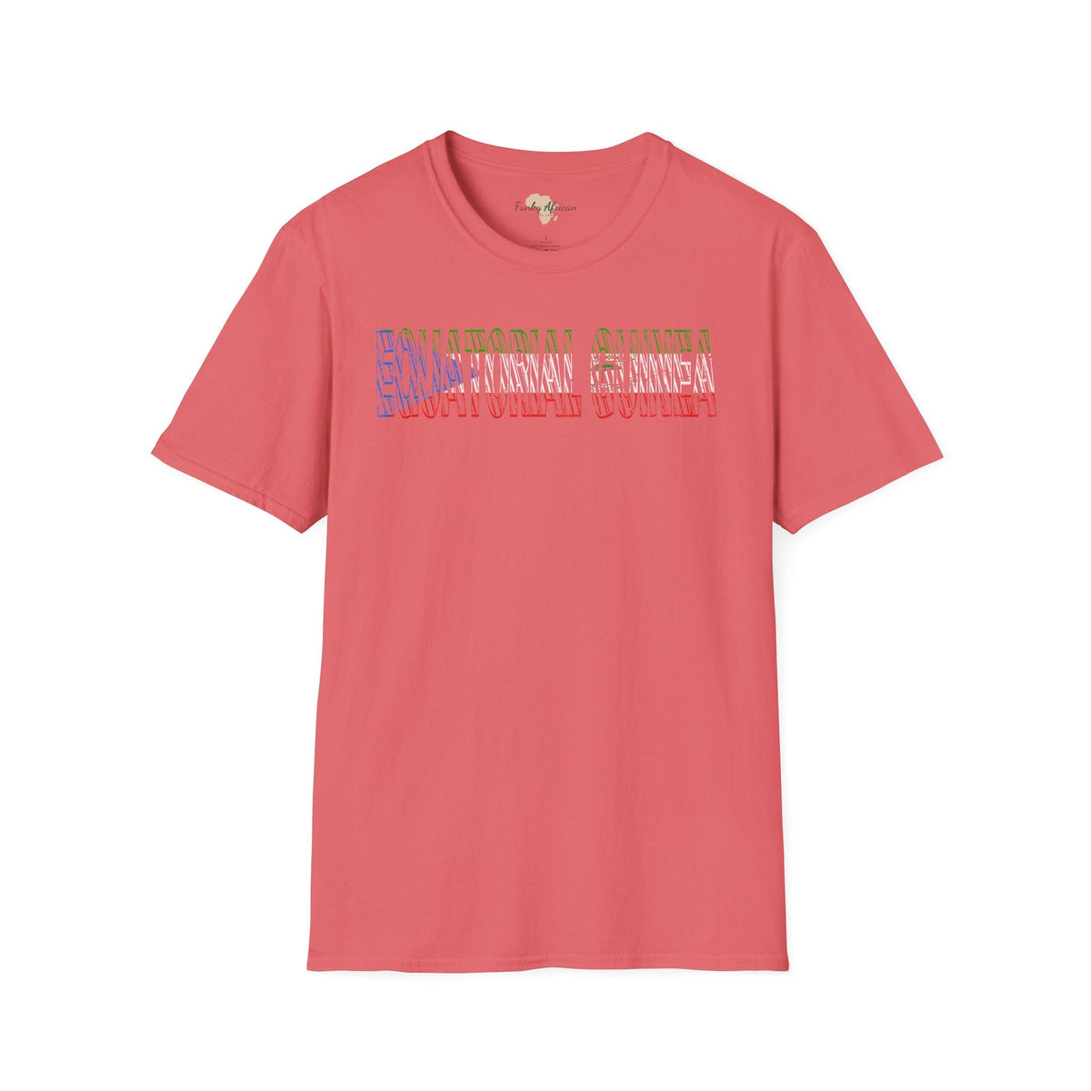 Equatorial Guinea text unisex softstyle tee Funky African