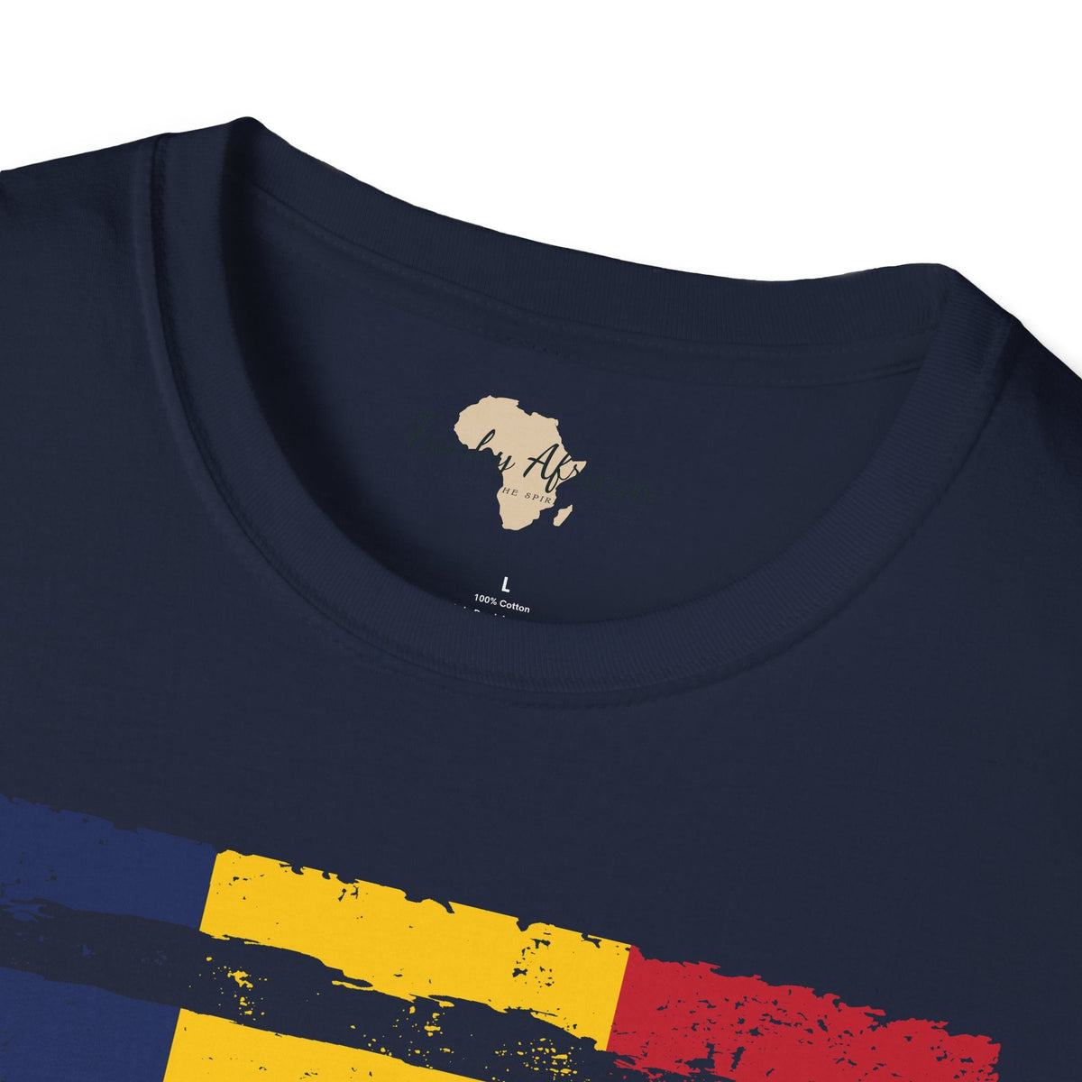 Chad strip unisex softstyle tee Funky African