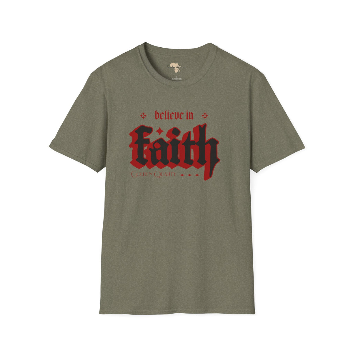 Believe unisex tee Funky African