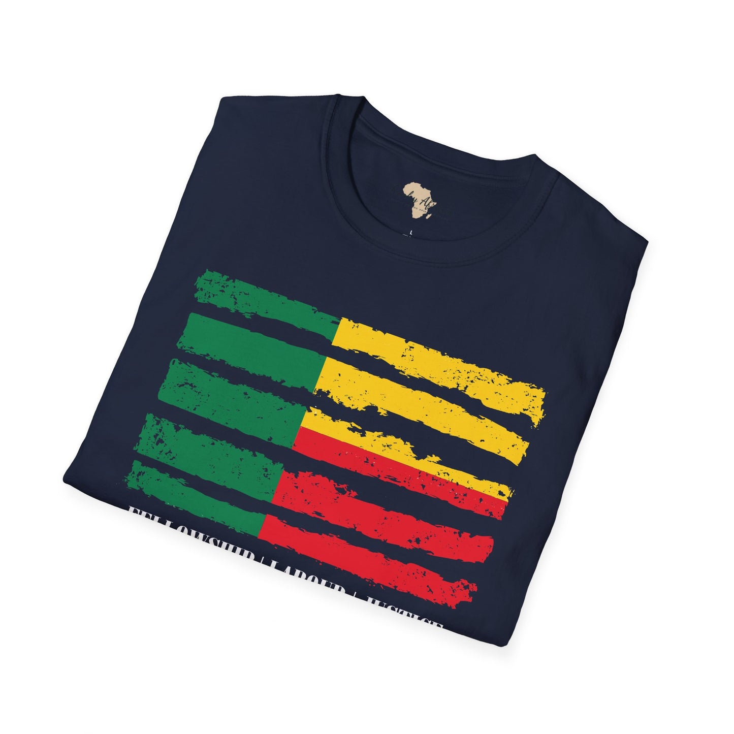 Benin strip unisex softstyle tee