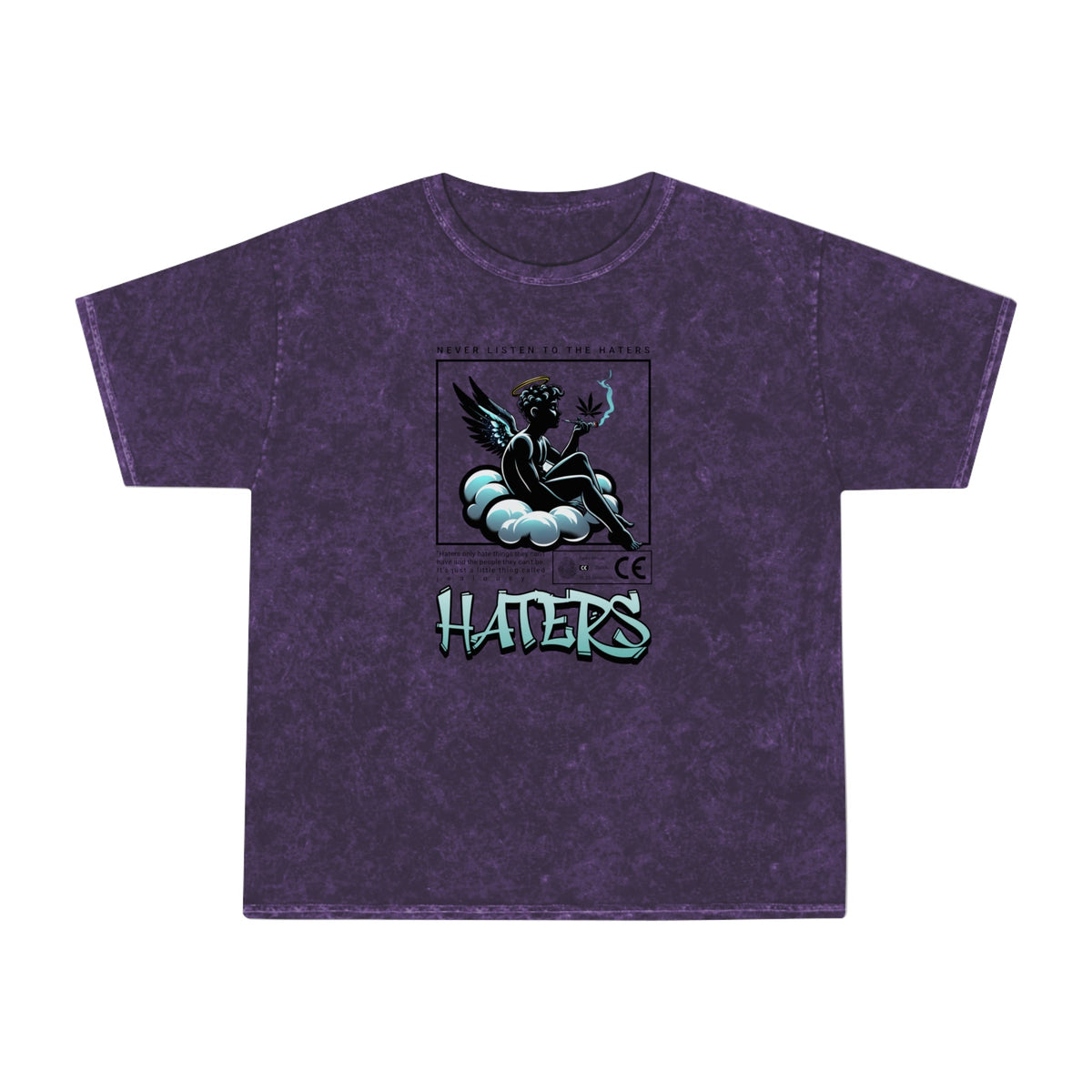 Haters unisex wash tee Funky African