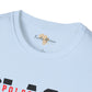Unapologetically black unisex softstyle tee