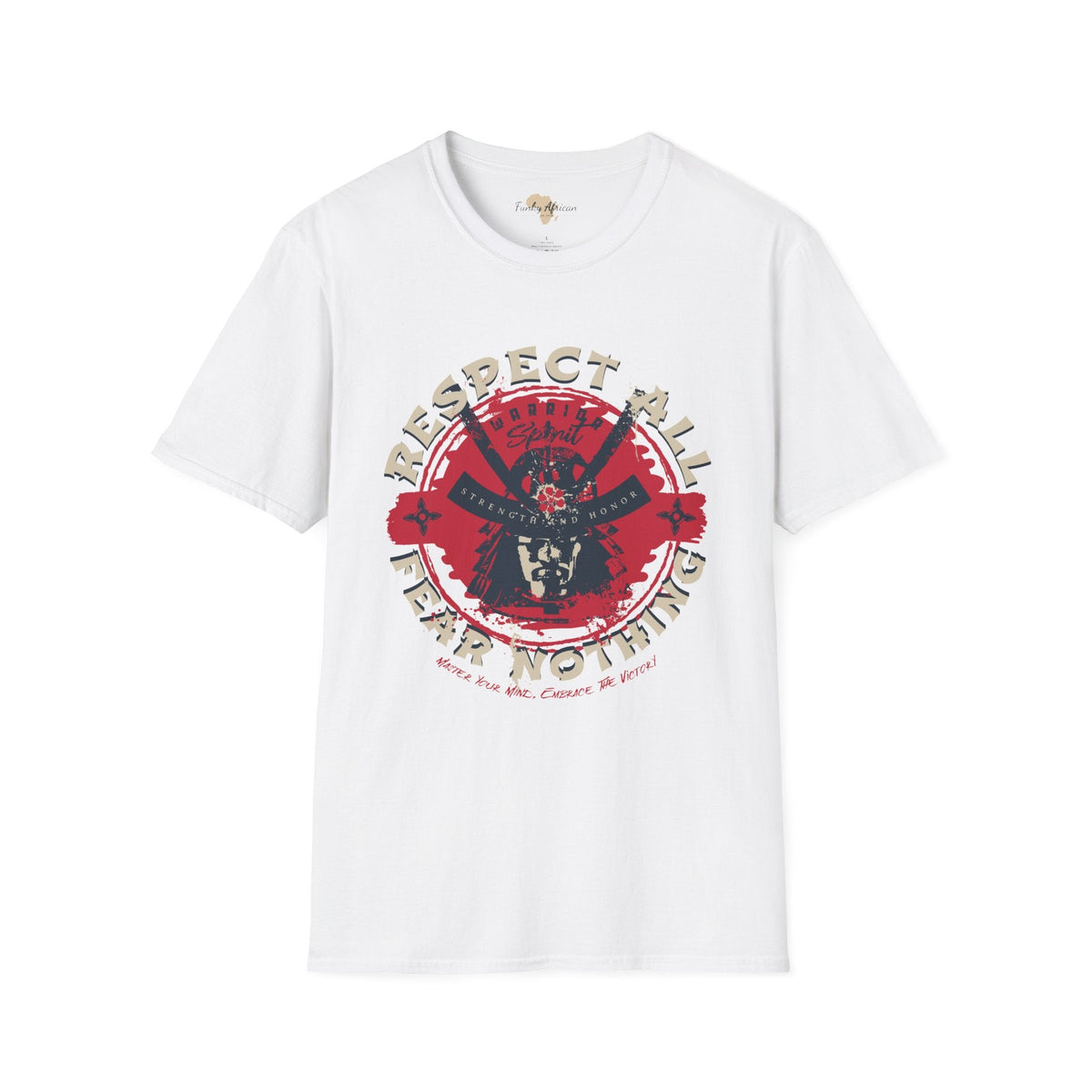 Respect all unisex softstyle tee Funky African