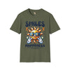 Smiles and happiness unisex softstyle tee