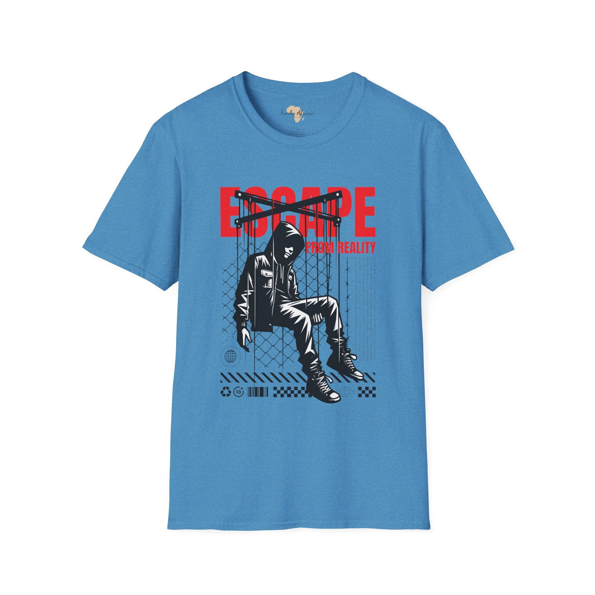 Escape from reality unisex softstyle tee Funky African