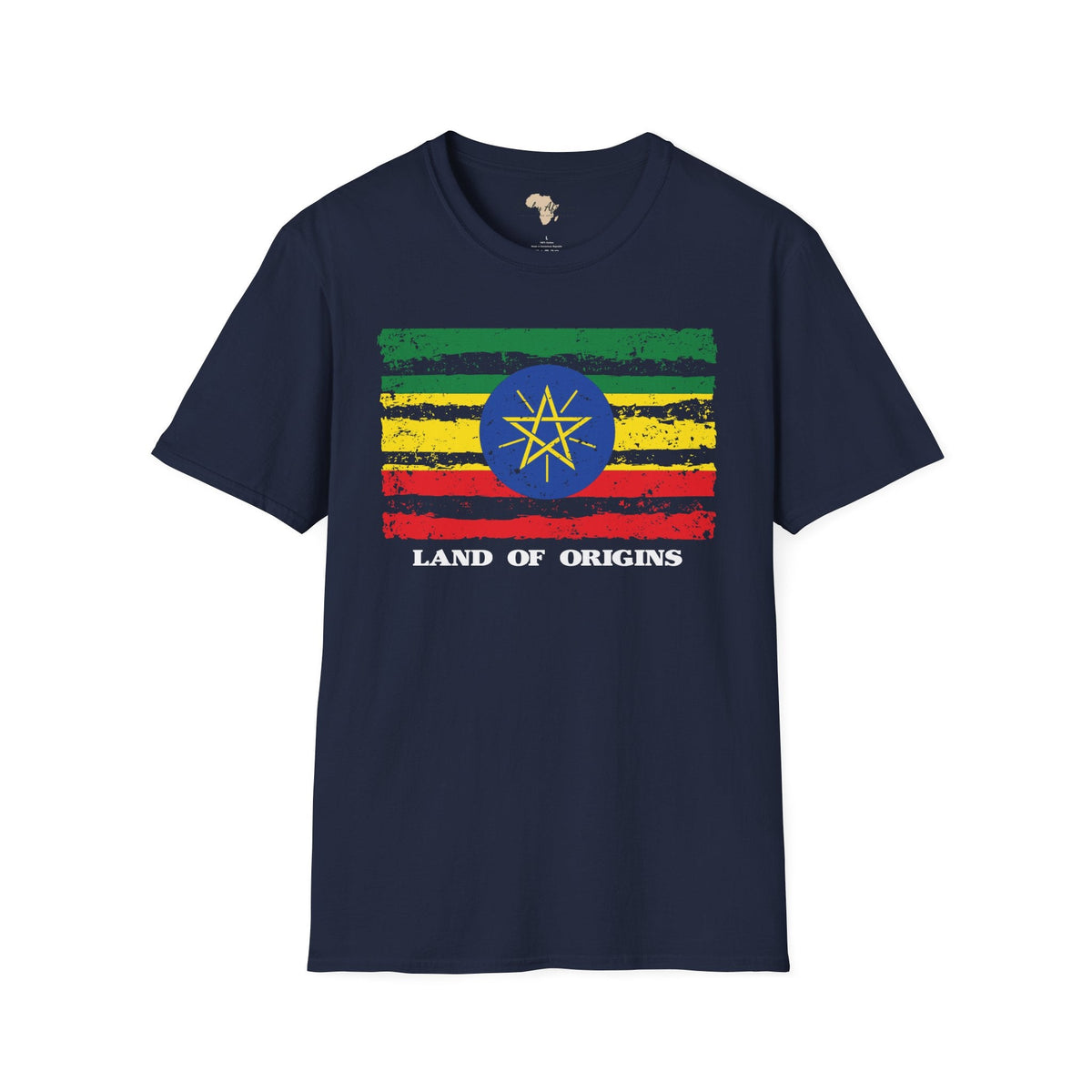 Ethiopia strip unisex softstyle tee Funky African