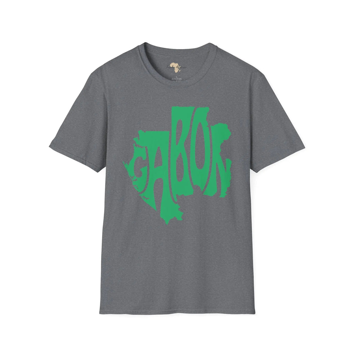 Gabon cut unisex softstyle tee Funky African