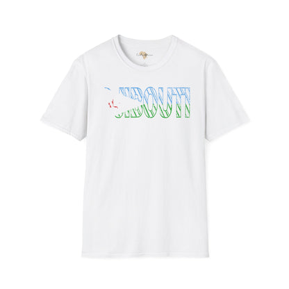 Djibouti text unisex softstyle tee