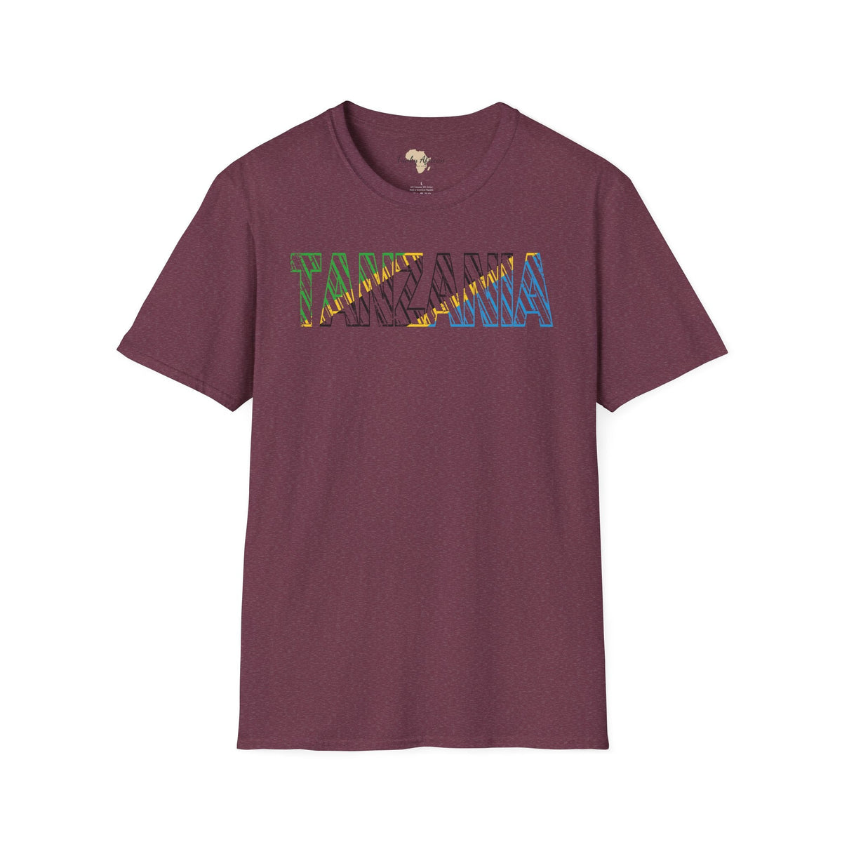 Tanzania text unisex softstyle tee Funky African
