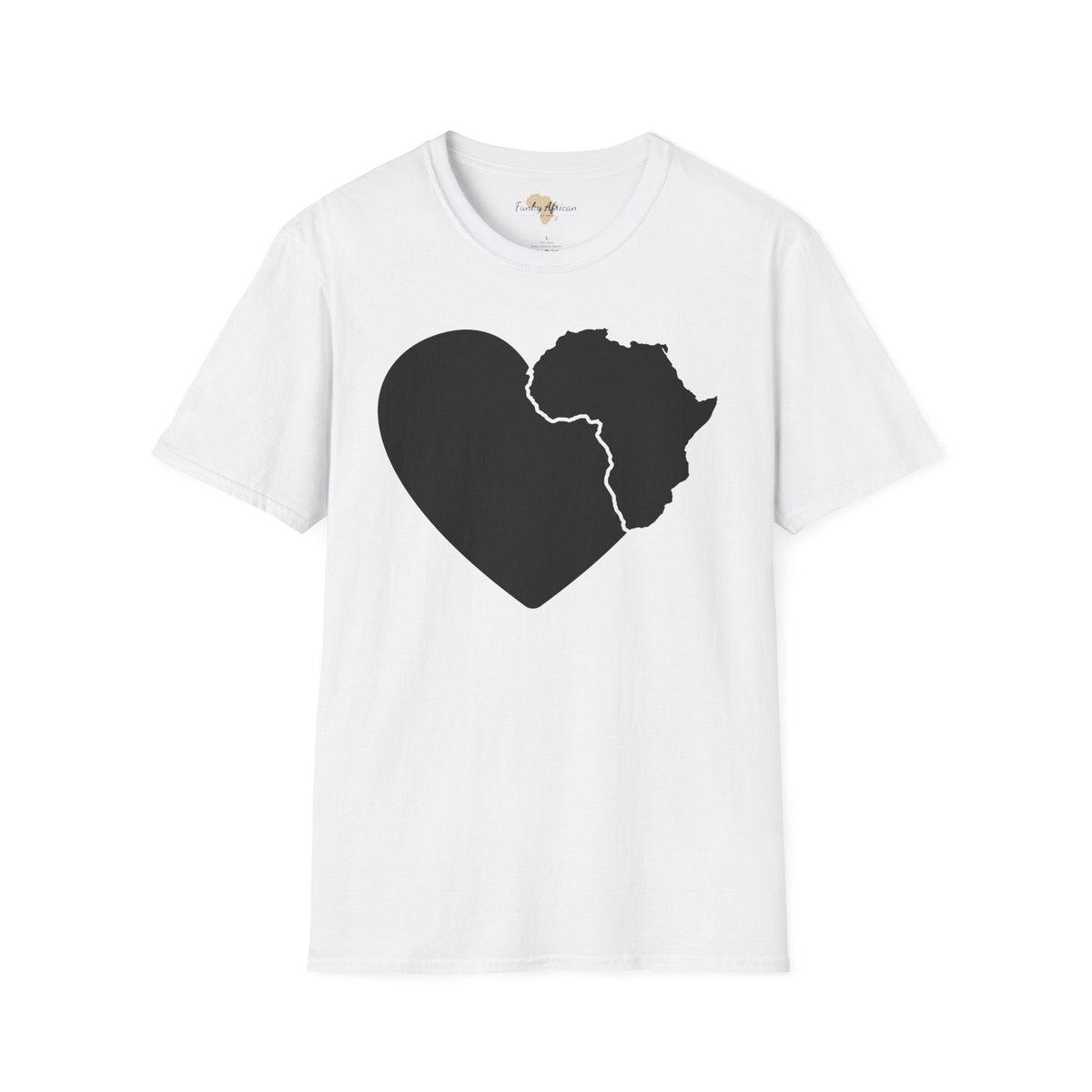 Love, Africa graffiti unisex softstyle tee Funky African