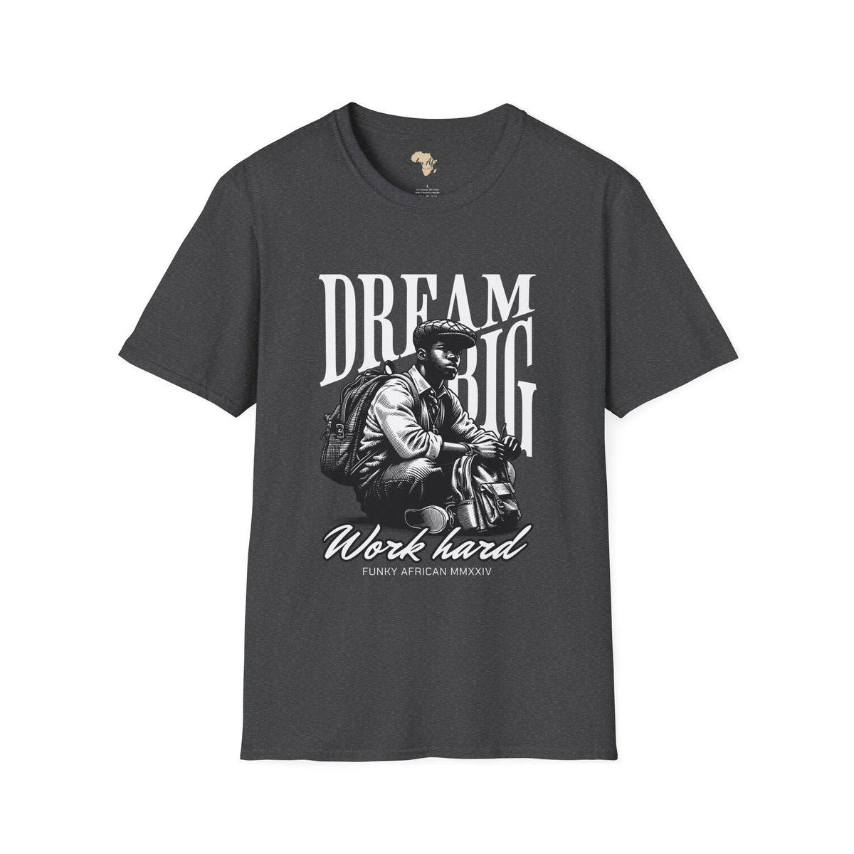 Dream big unisex softstyle tee Funky African