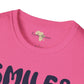 Smiles and happiness unisex softstyle tee