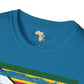 Zimbabwe strip unisex softstyle tee