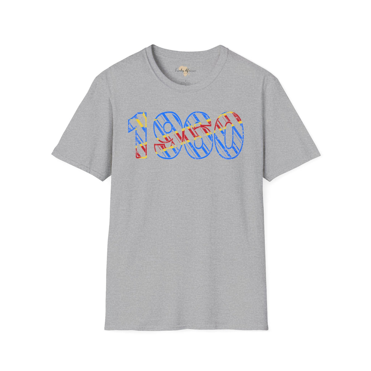 DR Congo year unisex softstyle tee Funky African