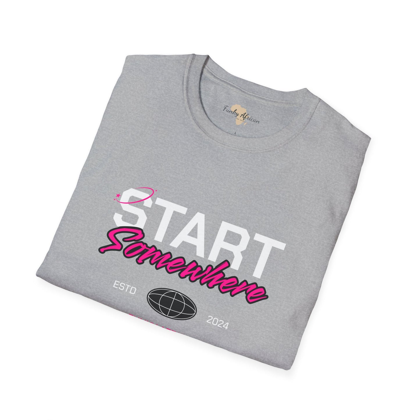 Just start unisex softstyle tee