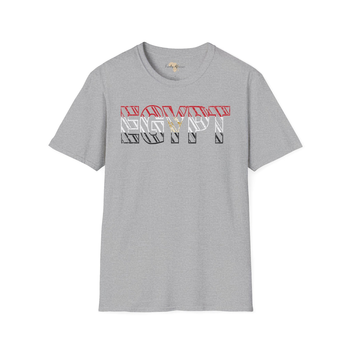 Egypt text unisex softstyle tee Funky African