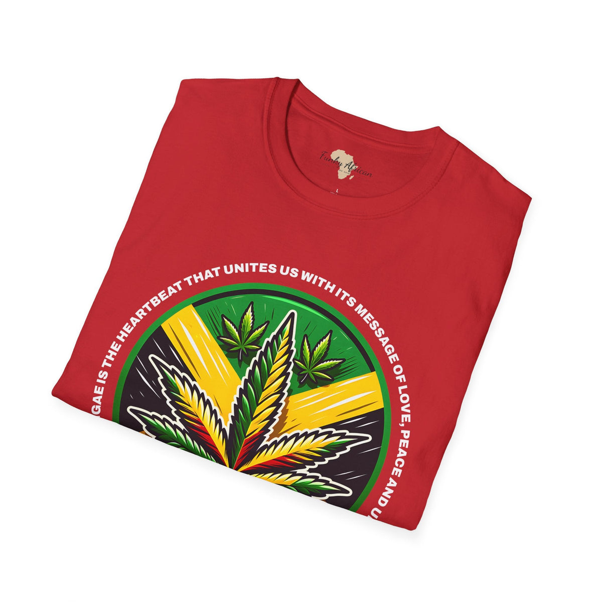 Reggae is my life  unisex tee Funky African