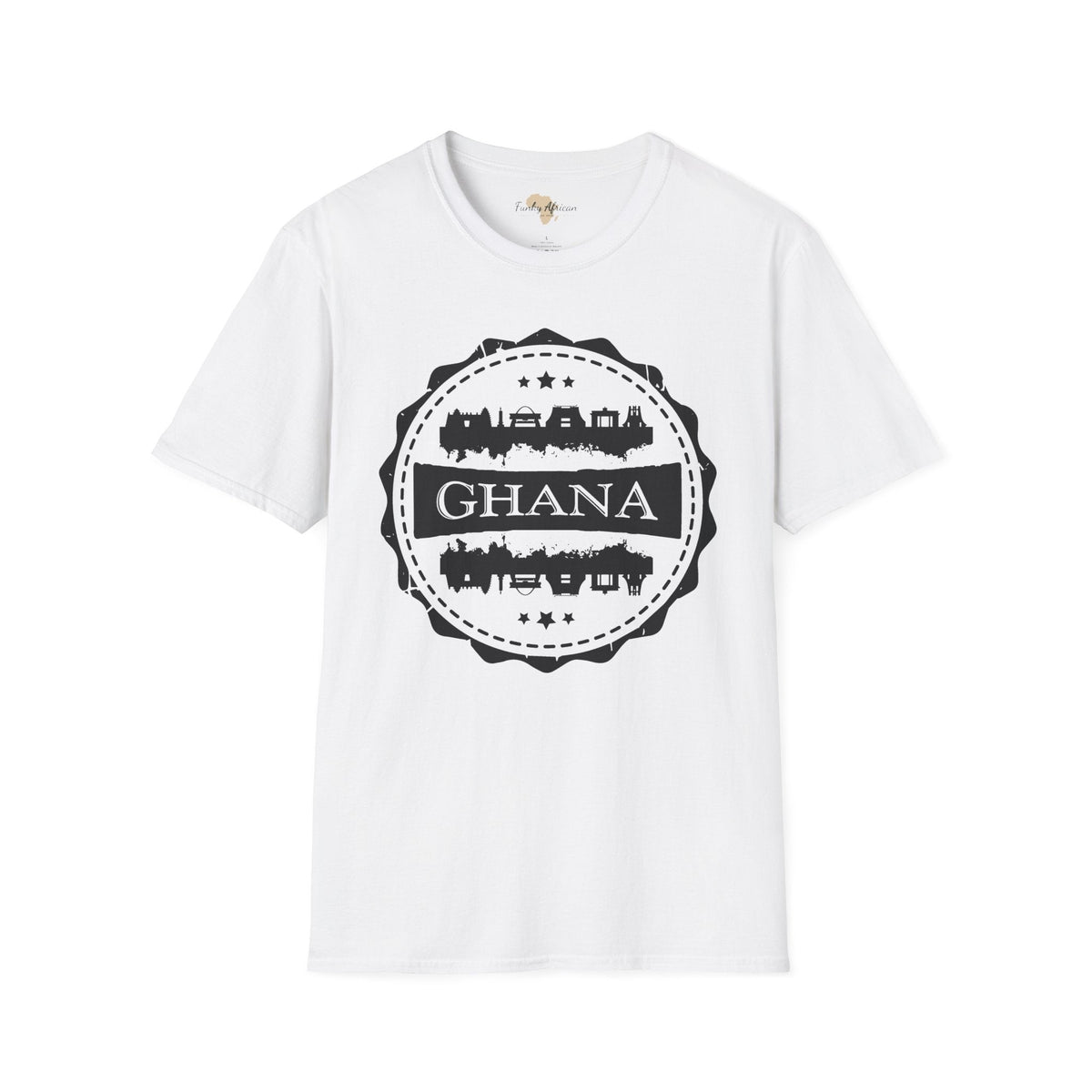 Ghana Stamp unisex tee Funky African