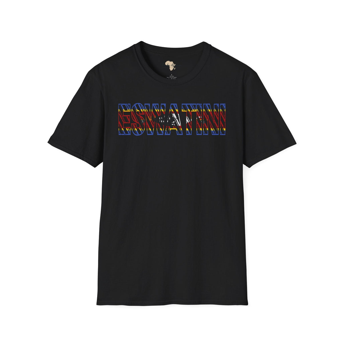 Eswatini text unisex softstyle tee Funky African