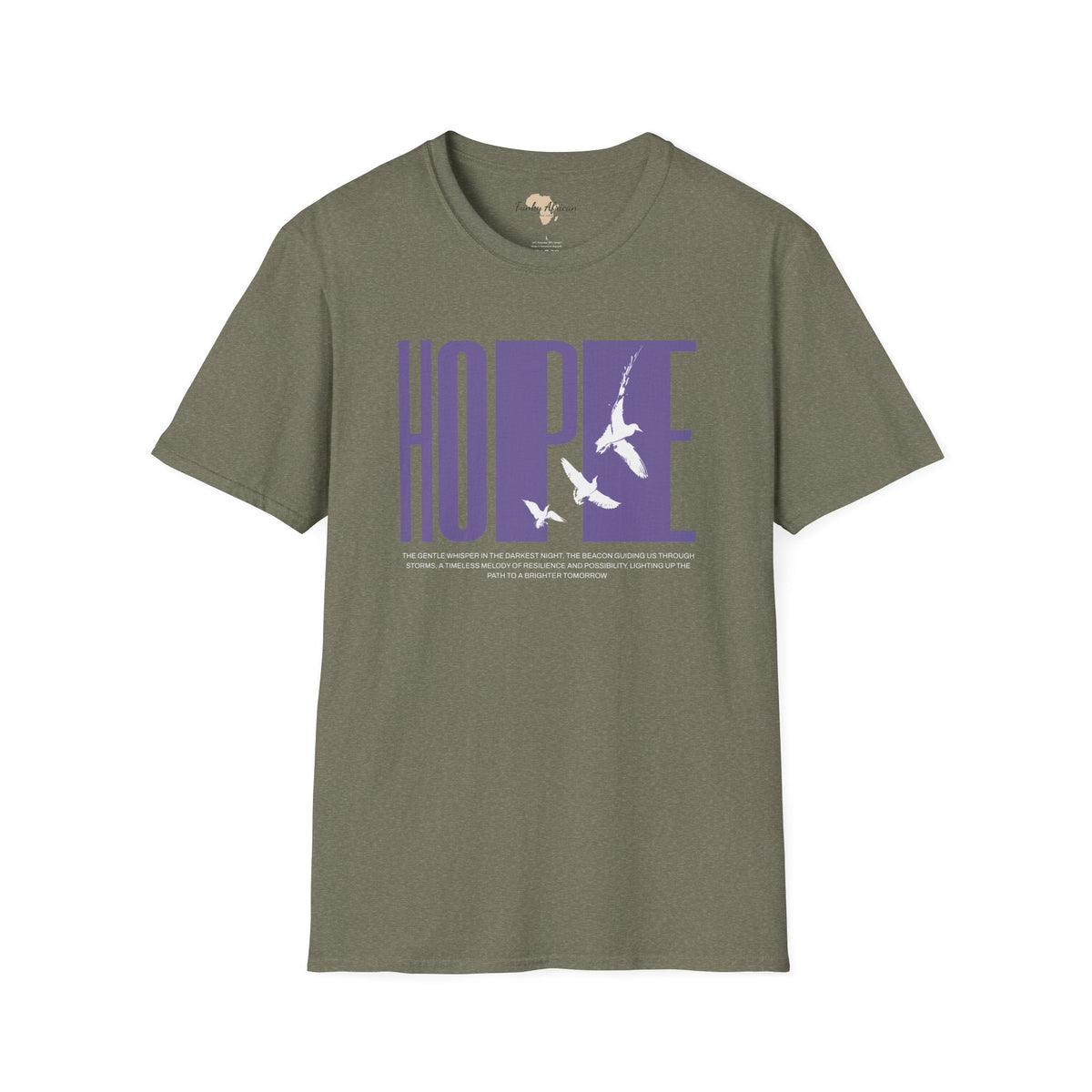 Hope unisex softstyle tee Funky African