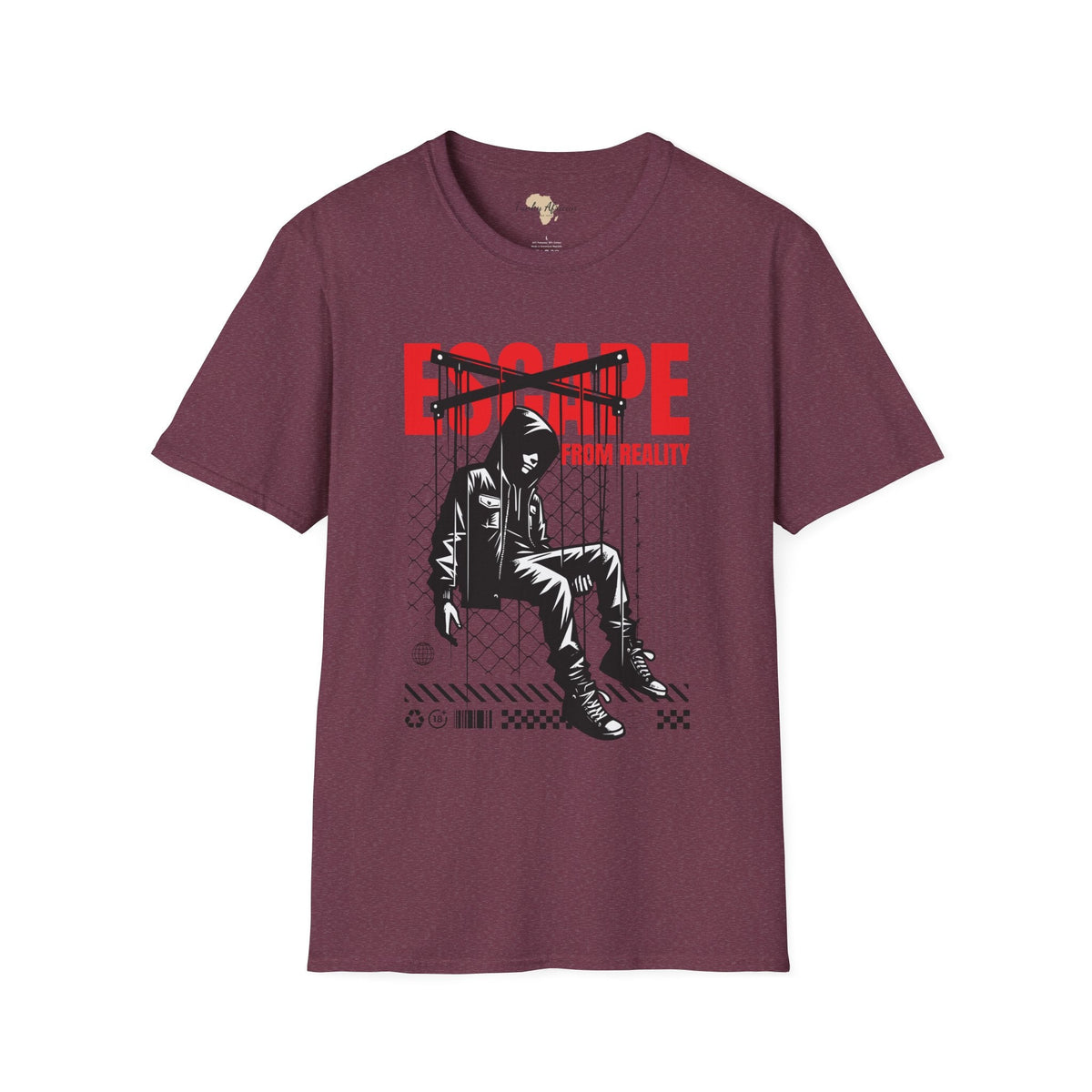 Escape from reality unisex softstyle tee Funky African