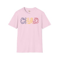 Chad text unisex softstyle tee