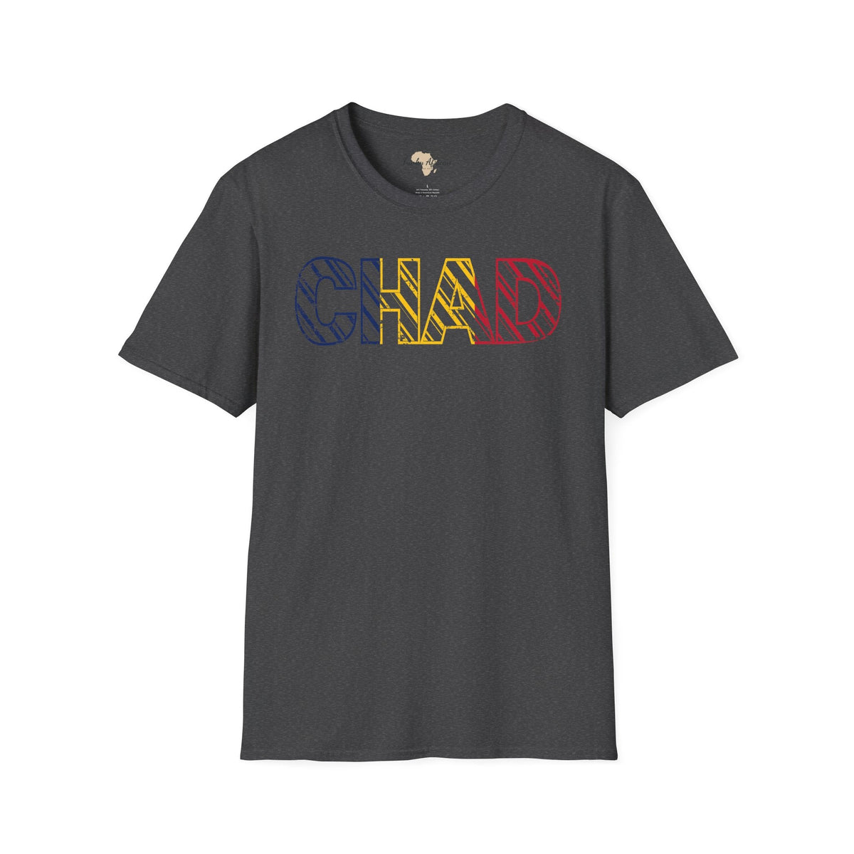Chad text unisex softstyle tee Funky African