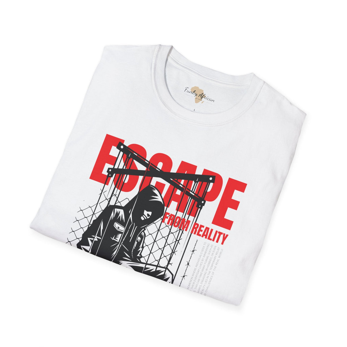 Escape from reality unisex softstyle tee Funky African