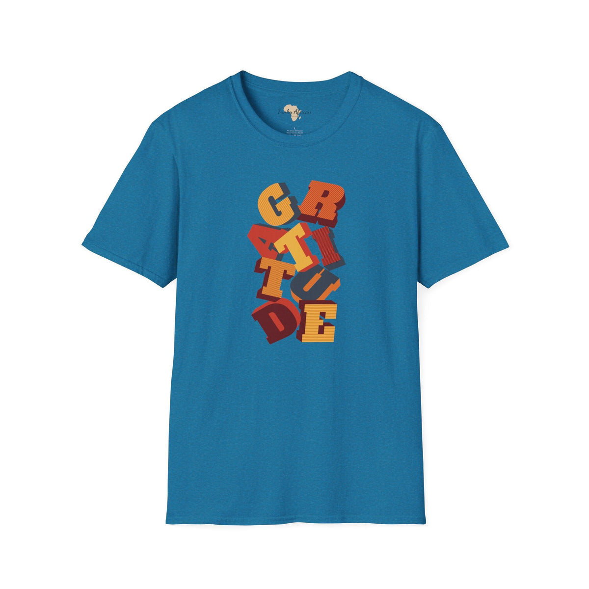 Gratitude unisex softstyle tee Funky African